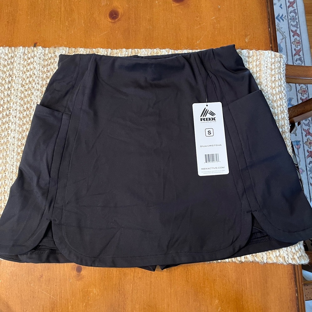 RBX Black Active Skort